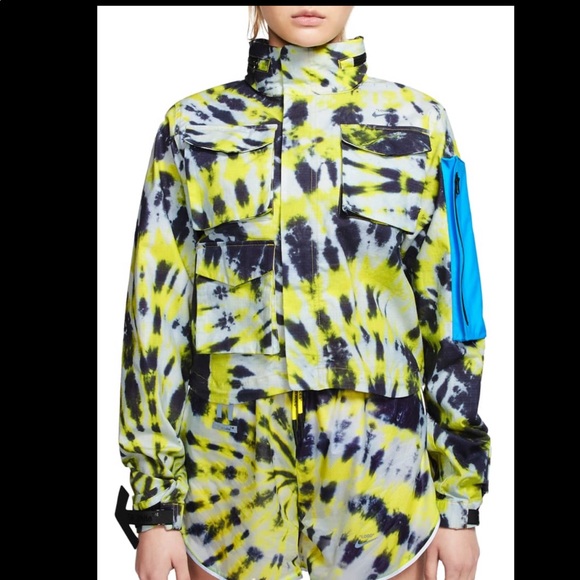 Off-White Jackets & Blazers - Off-white Nike tie dye wind breaker jacket Small